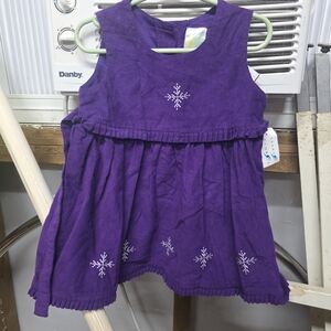 Sears Purple Snowflake Kids Formal Dress